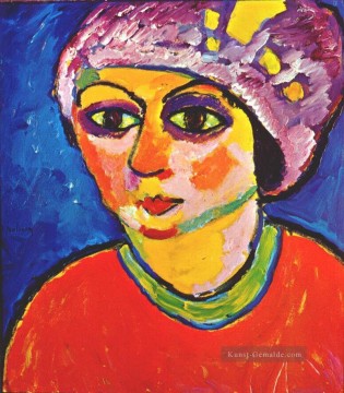 Alexej von Jawlensky Werke - der violette Turban 1911 Alexej von Jawlensky